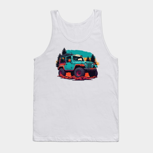 Jeep Wrangler Adventure Tank Top by Polos